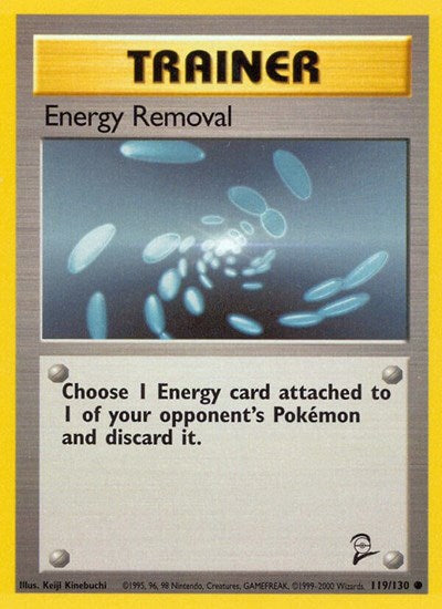 Energy Removal (Base Set 2) Medium Play