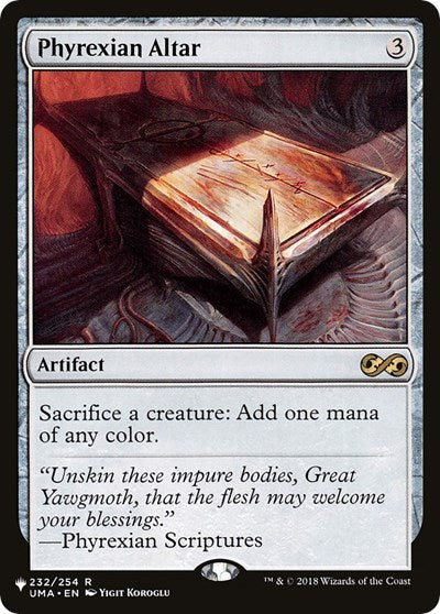 Phyrexian Altar (The List) New
