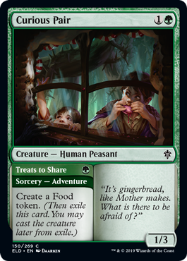 Curious Pair (Throne of Eldraine) Light Play Foil