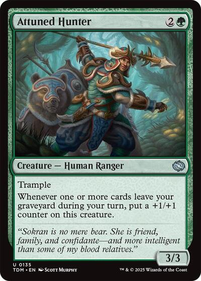 Attuned Hunter (Tarkir: Dragonstorm) Light Play