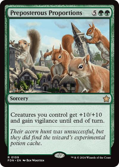 Preposterous Proportions (Foundations) Light Play Foil