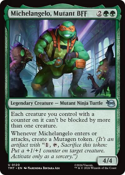 Michelangelo, Mutant BFF (Teenage Mutant Ninja Turtles) Light Play