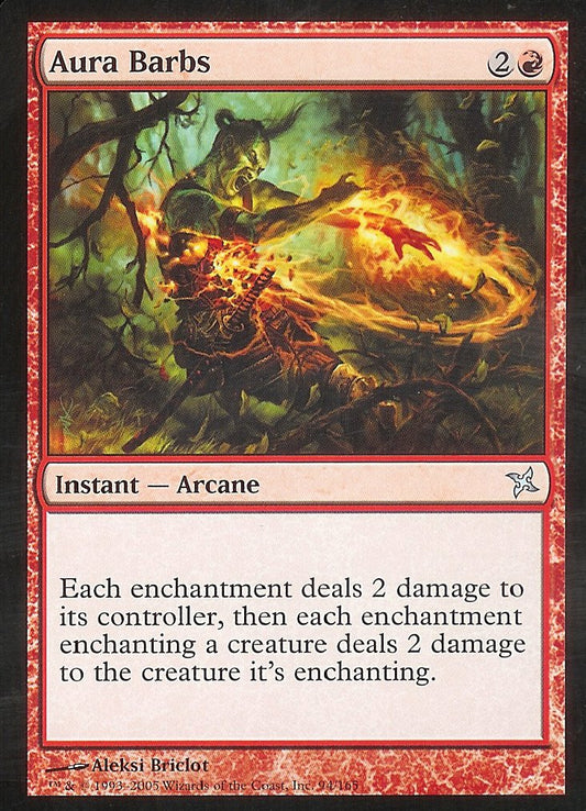 Aura Barbs (Betrayers of Kamigawa) Light Play