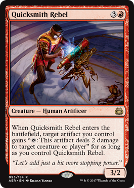 Quicksmith Rebel (Aether Revolt) Light Play Foil