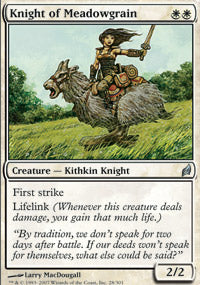Knight of Meadowgrain (Lorwyn) Light Play