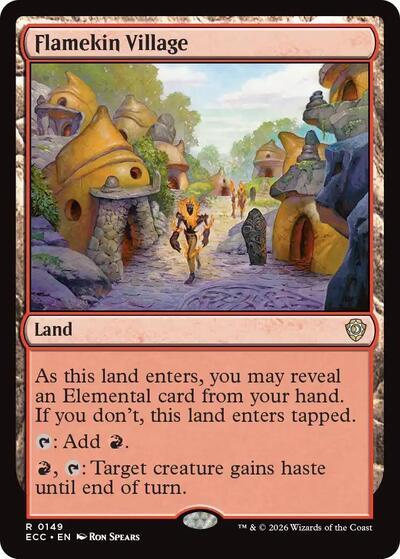 Flamekin Village (Commander: Lorwyn Eclipsed) Light Play