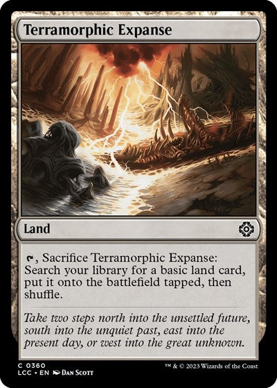 Terramorphic Expanse (Commander: The Lost Caverns of Ixalan) Light Play