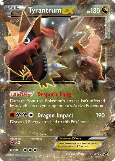 Tyrantrum EX (XY Promos) Damaged / Poor Holofoil