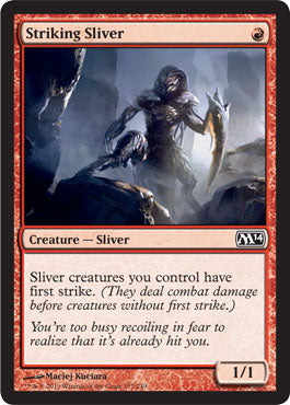 Striking Sliver (Magic 2014 Core Set) Light Play