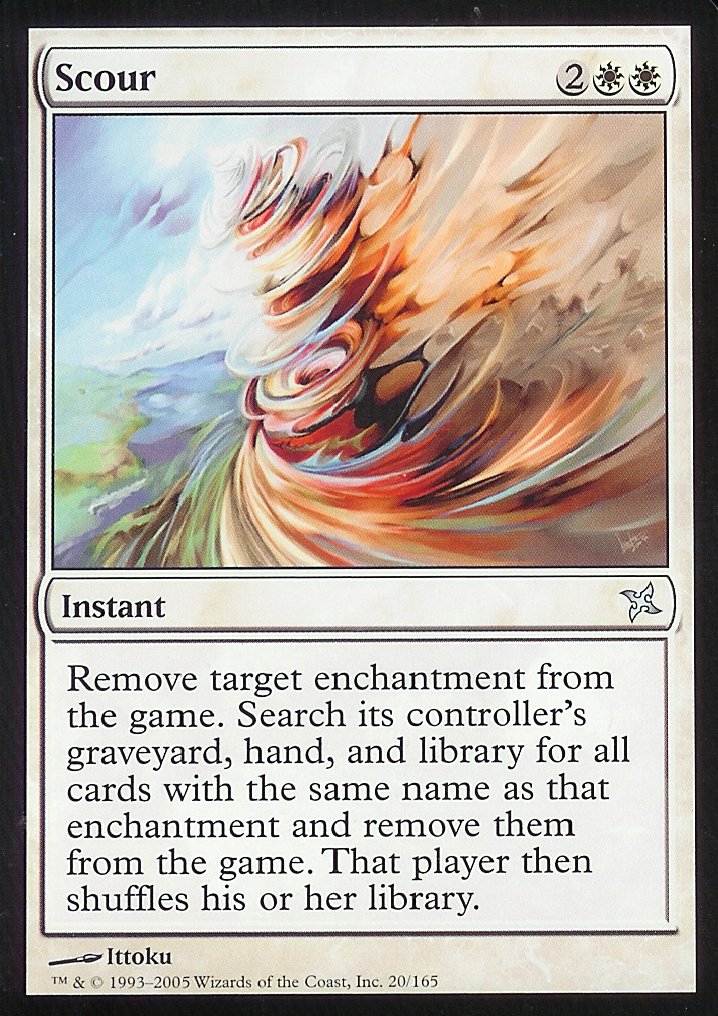 Scour (Betrayers of Kamigawa) Medium Play