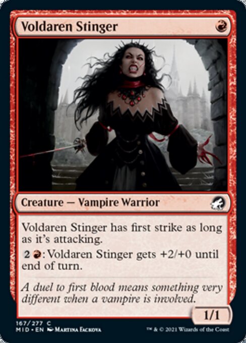 Voldaren Stinger (Innistrad: Midnight Hunt) Light Play Foil