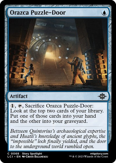 Orazca Puzzle-Door (The Lost Caverns of Ixalan) Light Play