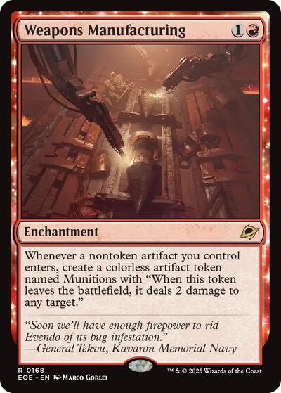 Weapons Manufacturing (Edge of Eternities) Light Play Foil