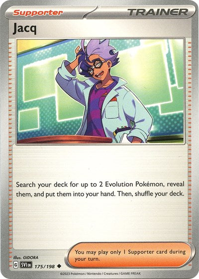 Jacq - 175 (Scarlet and Violet: Base Set) Light Play Reverse Holofoil