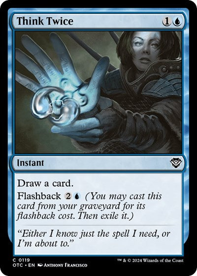 Think Twice (Commander: Outlaws of Thunder Junction) Light Play