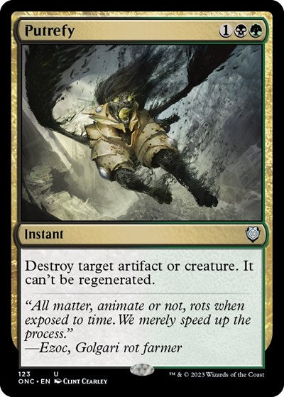 Putrefy (Commander: Phyrexia: All Will Be One) Light Play