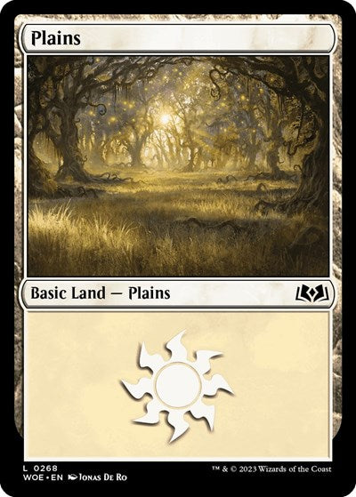 Plains (0268) (Wilds of Eldraine) Light Play