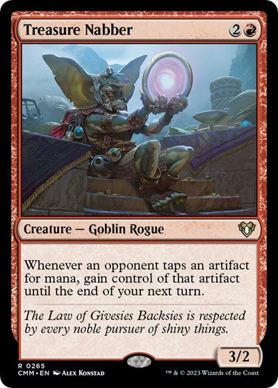 Treasure Nabber (Commander Masters) Light Play