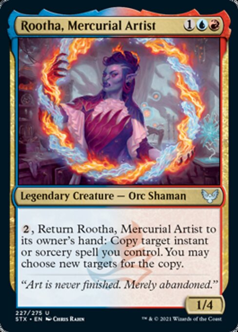 Rootha, Mercurial Artist (Strixhaven) Light Play