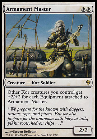 Armament Master (Zendikar) Light Play