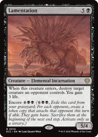 Lamentation (Commander: Lorwyn Eclipsed) Light Play