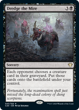 Dredge the Mire (Commander 2020 Ikoria) Light Play