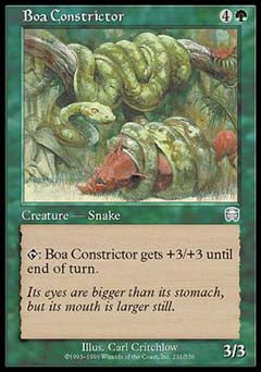 Boa Constrictor (Mercadian Masques) Light Play