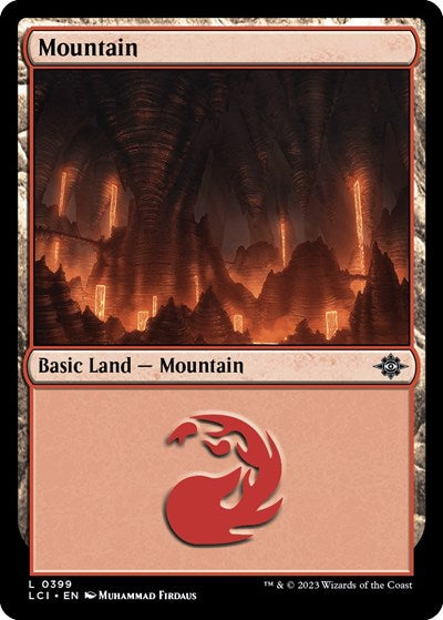 Mountain (0399) (The Lost Caverns of Ixalan) Light Play Foil