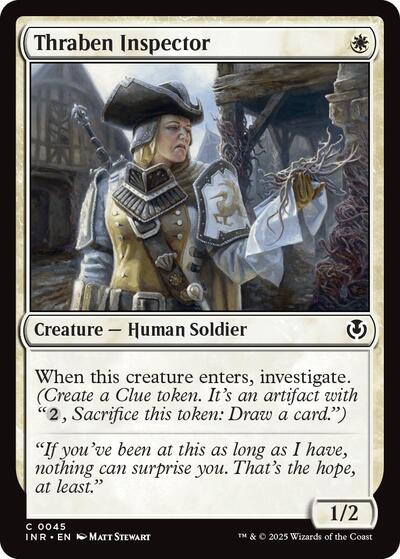 Thraben Inspector (Innistrad Remastered) Light Play Foil