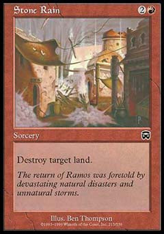 Stone Rain (Mercadian Masques) Medium Play
