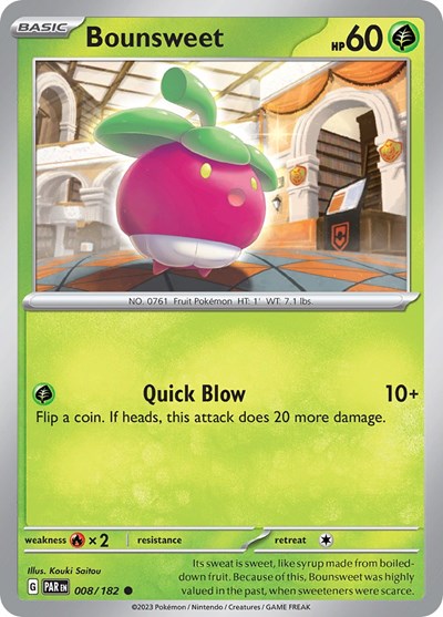 Bounsweet (Scarlet and Violet: Paradox Rift) Light Play