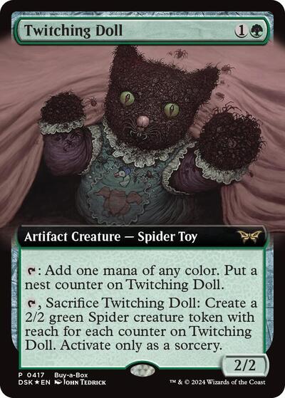 Twitching Doll (Extended Art) (Promos: Buy-A-Box) Light Play Foil