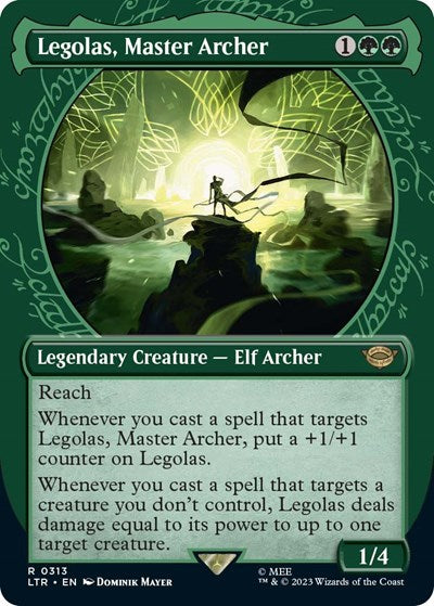 Legolas, Master Archer (Showcase) (Universes Beyond: The Lord of the Rings: Tales of Middle-earth) Light Play