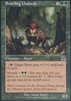 Snarling Undorak (Onslaught) Light Play