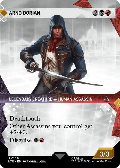 Arno Dorian (Showcase) (Universes Beyond: Assassin's Creed) Light Play Foil