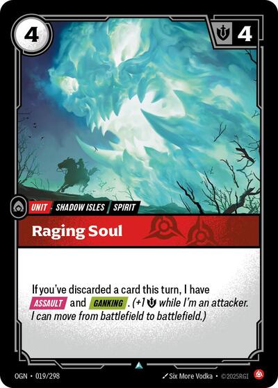 Raging Soul (Origins) Light Play Foil