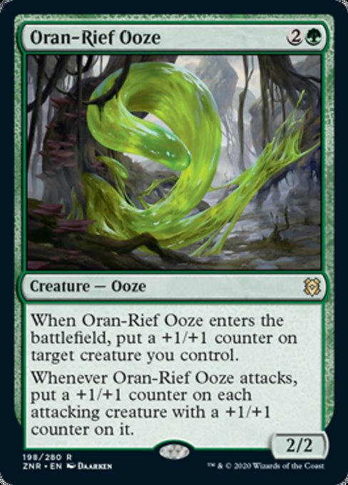 Oran-Rief Ooze (Zendikar Rising) Light Play