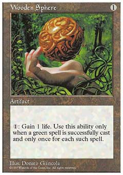 Wooden Sphere (5th Edition) Light Play
