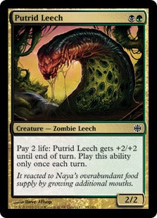 Putrid Leech (Alara Reborn) Medium Play