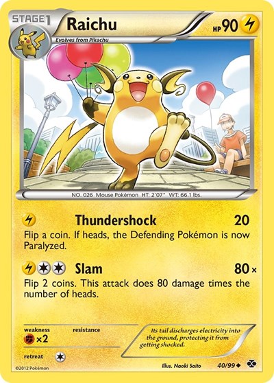 Raichu (Next Destinies) Medium Play