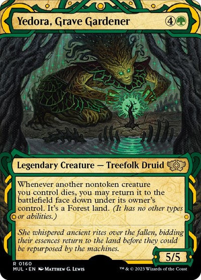 Yedora, Grave Gardener (Halo Foil) (March of the Machine: Multiverse Legends) Light Play Foil