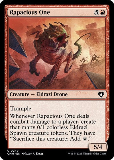 Rapacious One (Commander Masters) Light Play
