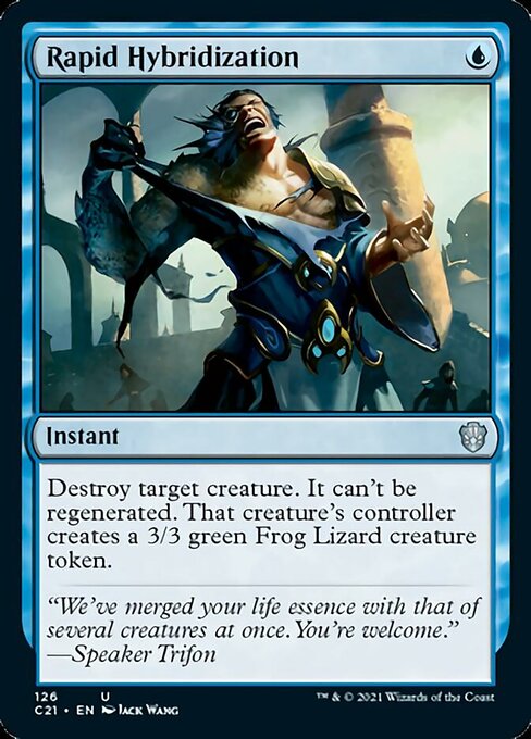 Rapid Hybridization (Commander 2021 Strixhaven) Light Play