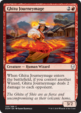 Ghitu Journeymage (Dominaria) Light Play