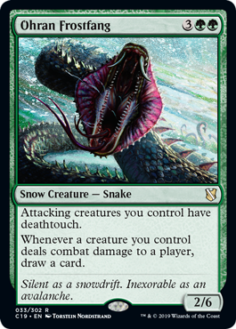 Ohran Frostfang (Commander 2019) Light Play