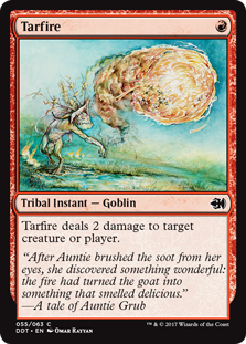 Tarfire (Duel Decks: Merfolk vs Goblins) Light Play