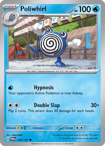 Poliwhirl (SV06: Twilight Masquerade) Light Play