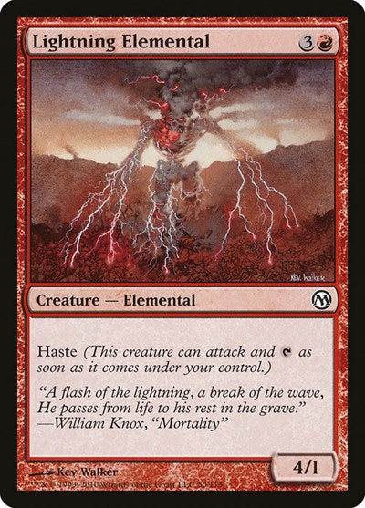 Lightning Elemental (Duels of the Planeswalkers) Light Play