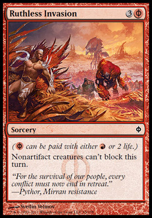 Ruthless Invasion (New Phyrexia) Light Play