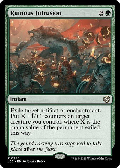 Ruinous Intrusion (Commander: The Lost Caverns of Ixalan) Light Play